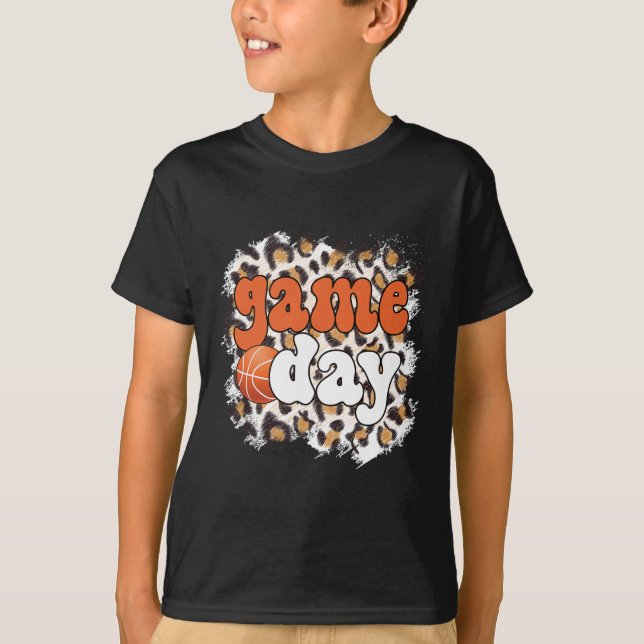 T-shirt Jeu de jour Léopard Sketll Jeu de jour  (Devant)