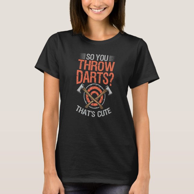 T-shirt Jeu de lancer de hache Lancer de haches Lancer de  (Devant)