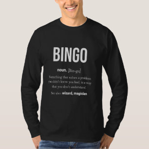 T-shirt Jeu de Loterie de Bingo Joueurs chanceux