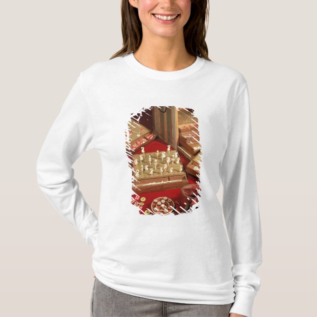 T-shirt Jeu de loto de dauphin inventé par Louis XIV (Devant)