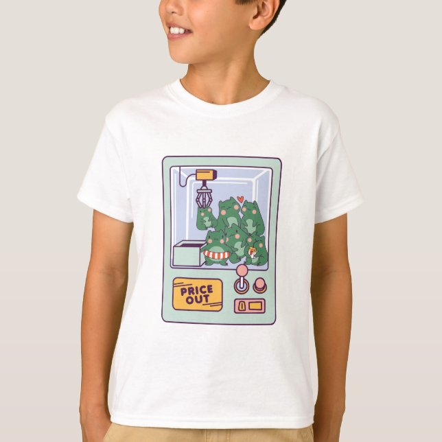 T-SHIRT JEU DE MACHINE DE CLAW FROG (Devant)