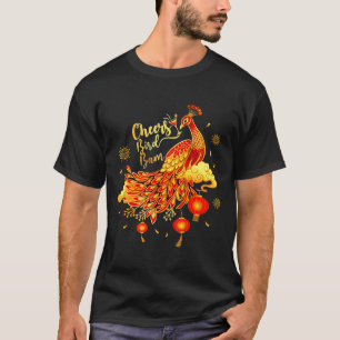 T-shirt Jeu de Mahjong Pea Cheers Bird Bam Chinois 
