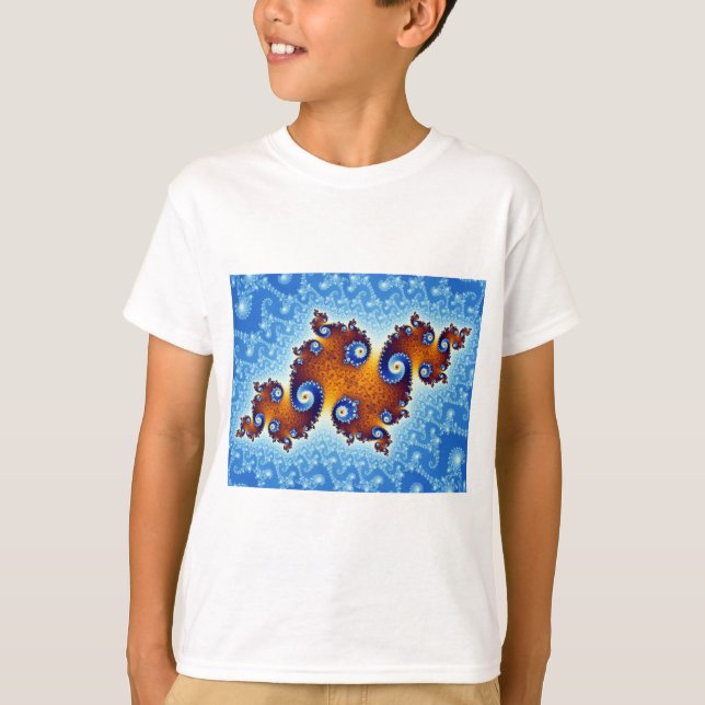T-shirt Jeu de Mandelbrot de Julia Island (Devant)