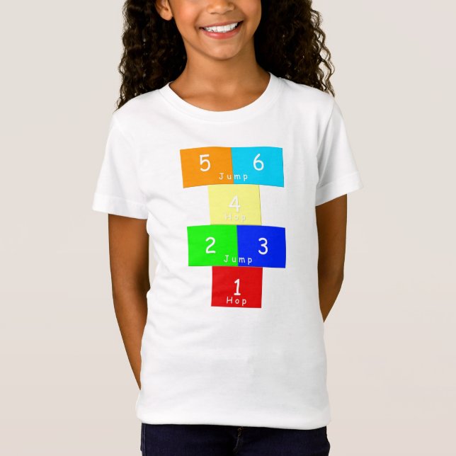 T-Shirt Jeu de marelle (Devant)