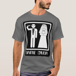 T-shirt Jeu de mariage drôle terminé 2