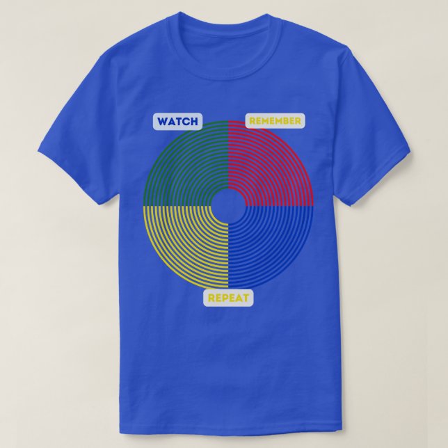 T-SHIRT JEU DE MÉMOIRE DE L'ANCIENNE ÉCOLE (Design devant)