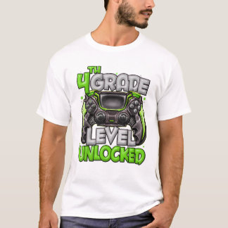 T-shirt Jeu de niveau 4e année activé