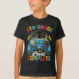 T-shirt Jeu de niveau 5e année de fin d'études Gamer