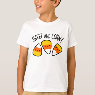 T-shirt Jeu De Noisettes De Maïs Drôle Et Doux