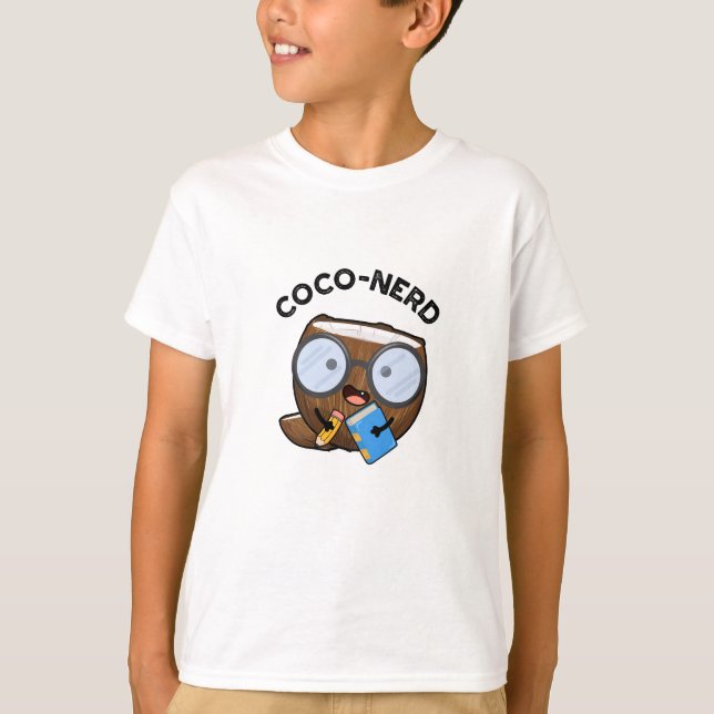T-shirt Jeu de noix de coco nerd (Devant)