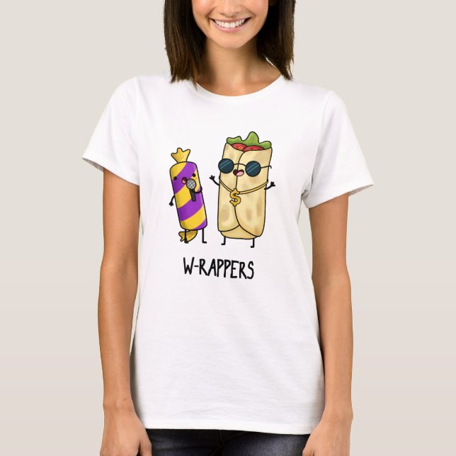 T-shirt Jeu de nourriture amusant pour rappeurs W (Devant)
