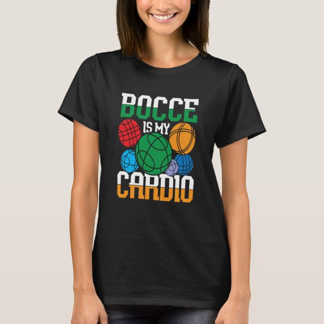 T-shirt Jeu de pétanque Pétanque Boule Bocce 1 (Devant)