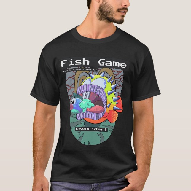 T-shirt Jeu de Poisson (Devant)