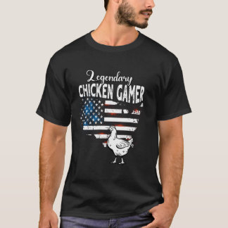 T-shirt Jeu de poulet du drapeau américain