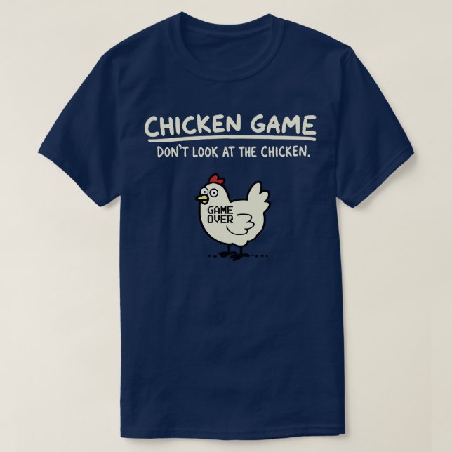 T-shirt Jeu de poulet Enfants à long manche (Design devant)