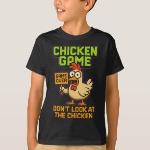 T-shirt Jeu de poulet terminé drôle pixel rétro arcade