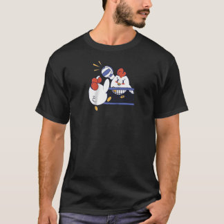 T-shirt Jeu de poulet Volleyball Design de poulet pour hom