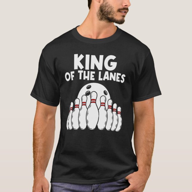 T-shirt Jeu de quilles pour papy hommes joueurs de bowling (Devant)
