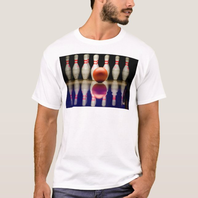 T-shirt Jeu de quilles Strike. (Devant)