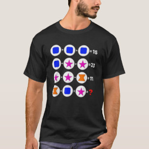 T-shirt Jeu de quiz mathématique sur l'ordre des opération