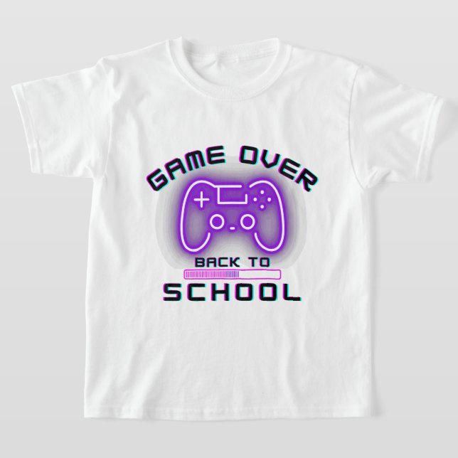 T-shirt Jeu De Retour À L'École (Poser)