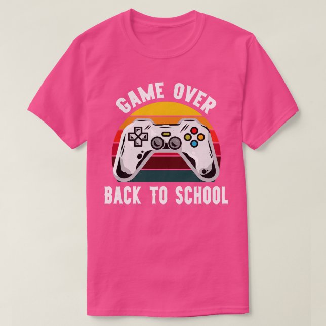 T-shirt Jeu De Retour À L'École Étudiants Drôle (Design devant)