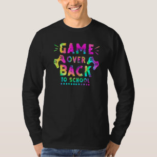 T-shirt Jeu De Retour À L'École Tie Dye Gamer Garçons Enfa