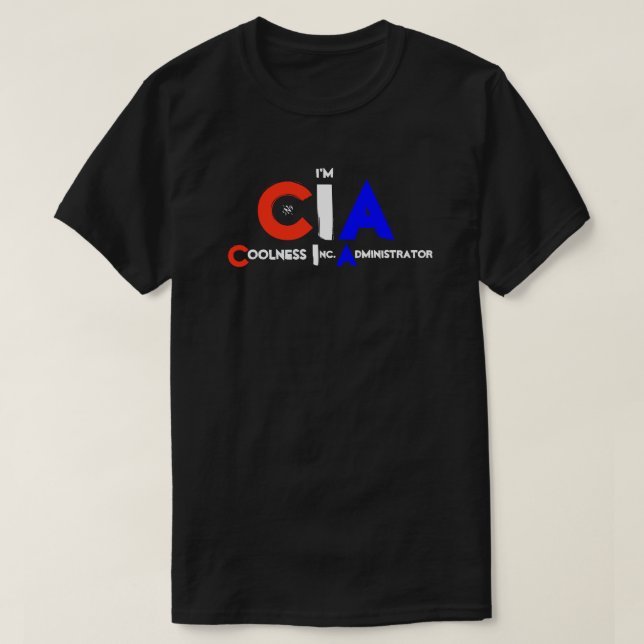 T-shirt jeu de rôle CIA & Coolity (Design devant)
