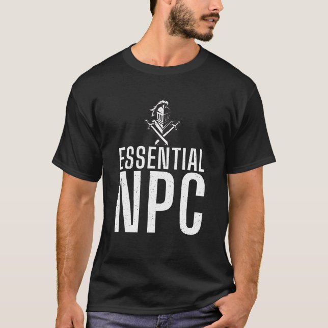 T-shirt Jeu de rôle de table NPC LARP essentielle Jeu de p (Devant)