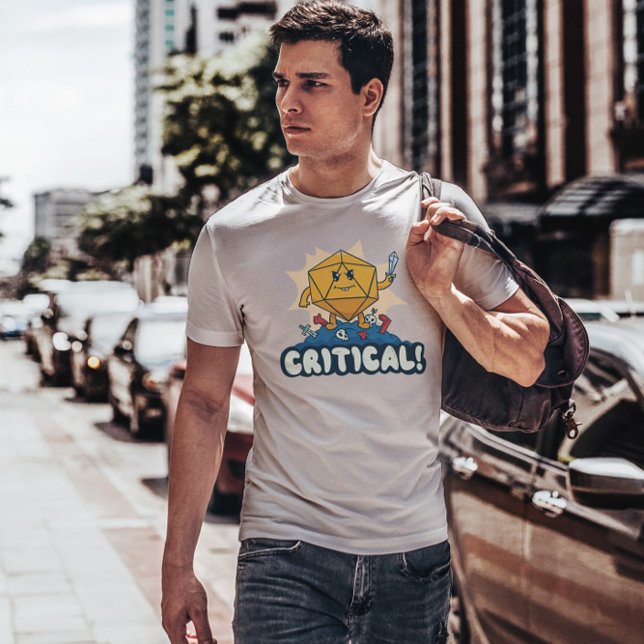 T-shirt Jeu de rôle Dice Cartoon (Créateur téléchargé)
