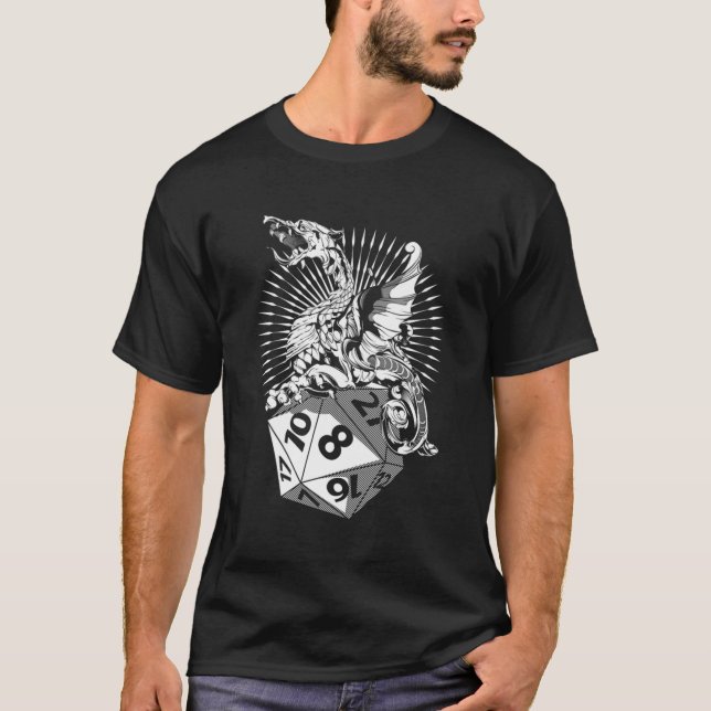 T-shirt Jeu de rôle Jeu de cadeaux Impression Table Top Je (Devant)