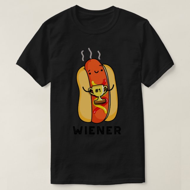T-shirt Jeu de saucisse drôle Wiener 1 (Design devant)