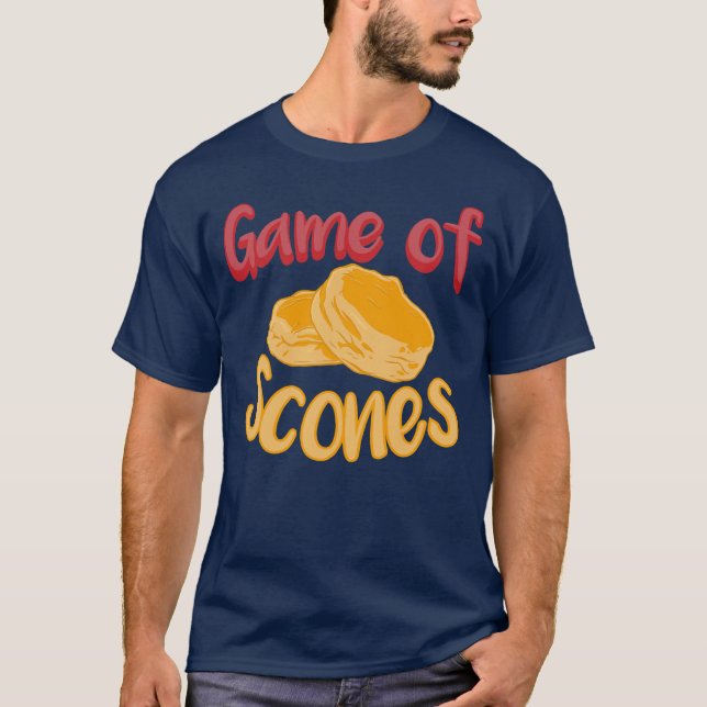 T-shirt Jeu de Scones Scone Baker Tea Time Boulangerie fra (Devant)