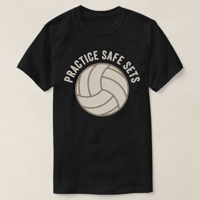 T-shirt Jeu de sécurité pour les exercices de volley-ball (Design devant)