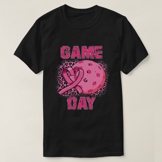 T-shirt Jeu de sensibilisation au cancer du sein Jour Pink (Design devant)