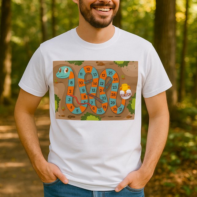 T-shirt Jeu de Serpent Échelle (Créateur téléchargé)