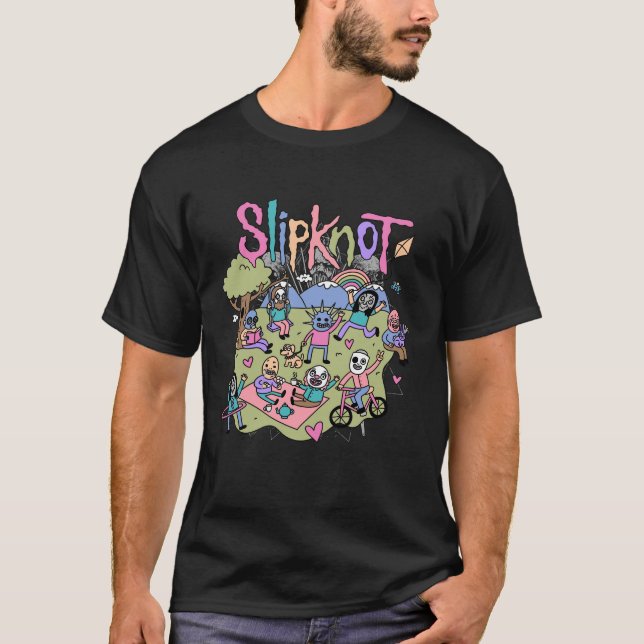 T-shirt Jeu de Slipknot Happy Band (Devant)
