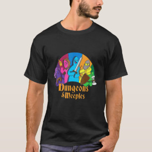 T-shirt jeu de société conception de membres pour les nerd