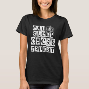 T-shirt Jeu de société de stratégie de joueur d'échecs Gra