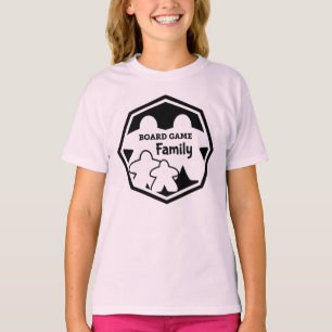T-shirt Jeu de société famille 2P2K Black Frame Girls Shir
