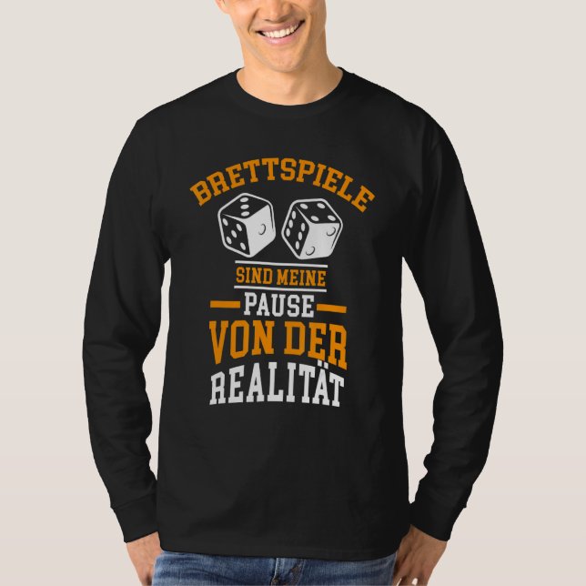 T-shirt Jeu de société Jeu de lancement Soirée (Devant)