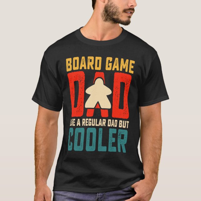 T-shirt Jeu de société papa jeu de société passionné jeu d (Devant)