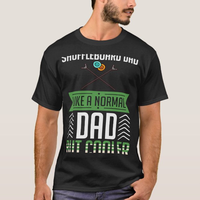 T-shirt Jeu de table Shuffleboard Règles Cour extérieure S (Devant)