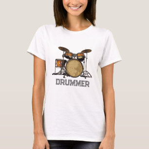 T-shirt Jeu de tambours Vintage personnalisé T-Shir