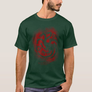 T-shirt Jeu de Thronesargaryen Sigil de contour pulvérisé