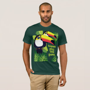 T-shirt Jeu de toucan ce jeu [texte fait sur commande]