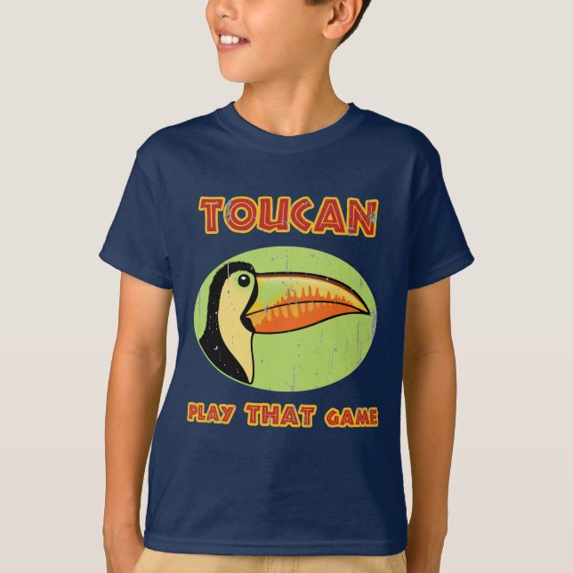 T-shirt Jeu de toucan QUI jeu (Devant)