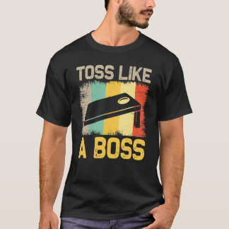 T-shirt Jeu De Trou Comme Un Sac De Bean De Boss Retro Cor