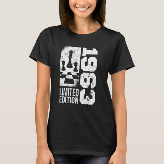 T-shirt Jeu d'échecs 1963 Pièces d'échecs d'anniversaire