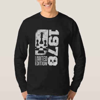 T-shirt Jeu d'échecs 1978 Pièces d'échecs d'anniversaire